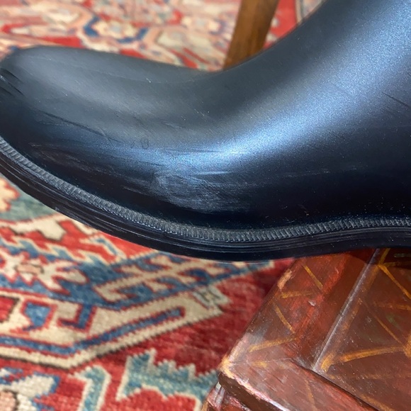 Great used condition felt/rubberr boots from Salvatore Ferragamo, Size 10 - Picture 6 of 8